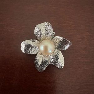 Tiffany &Co Iridesse stamped silver brooch/pendant